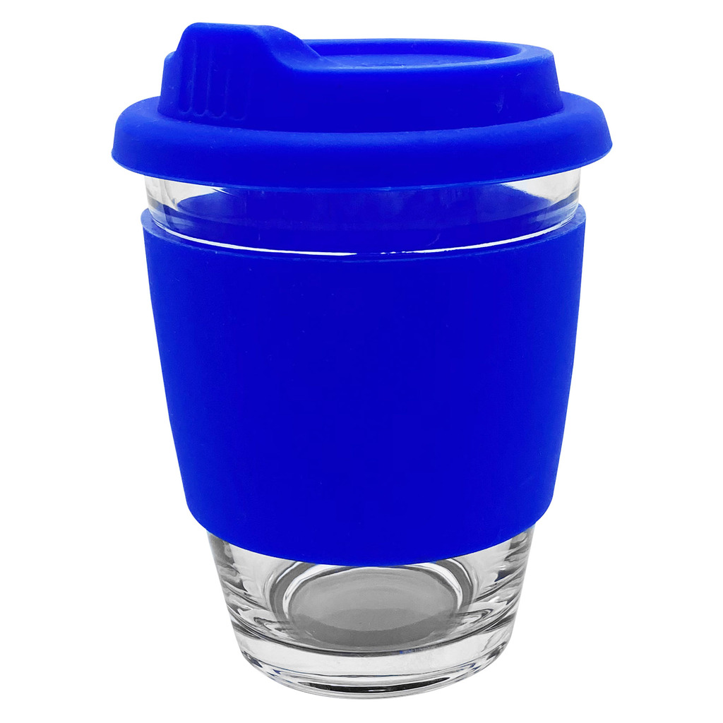 Carlo Glass Coffee Cup – Silicone Band