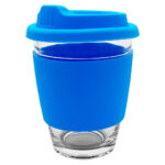 Carlo Glass Coffee Cup – Silicone Band
