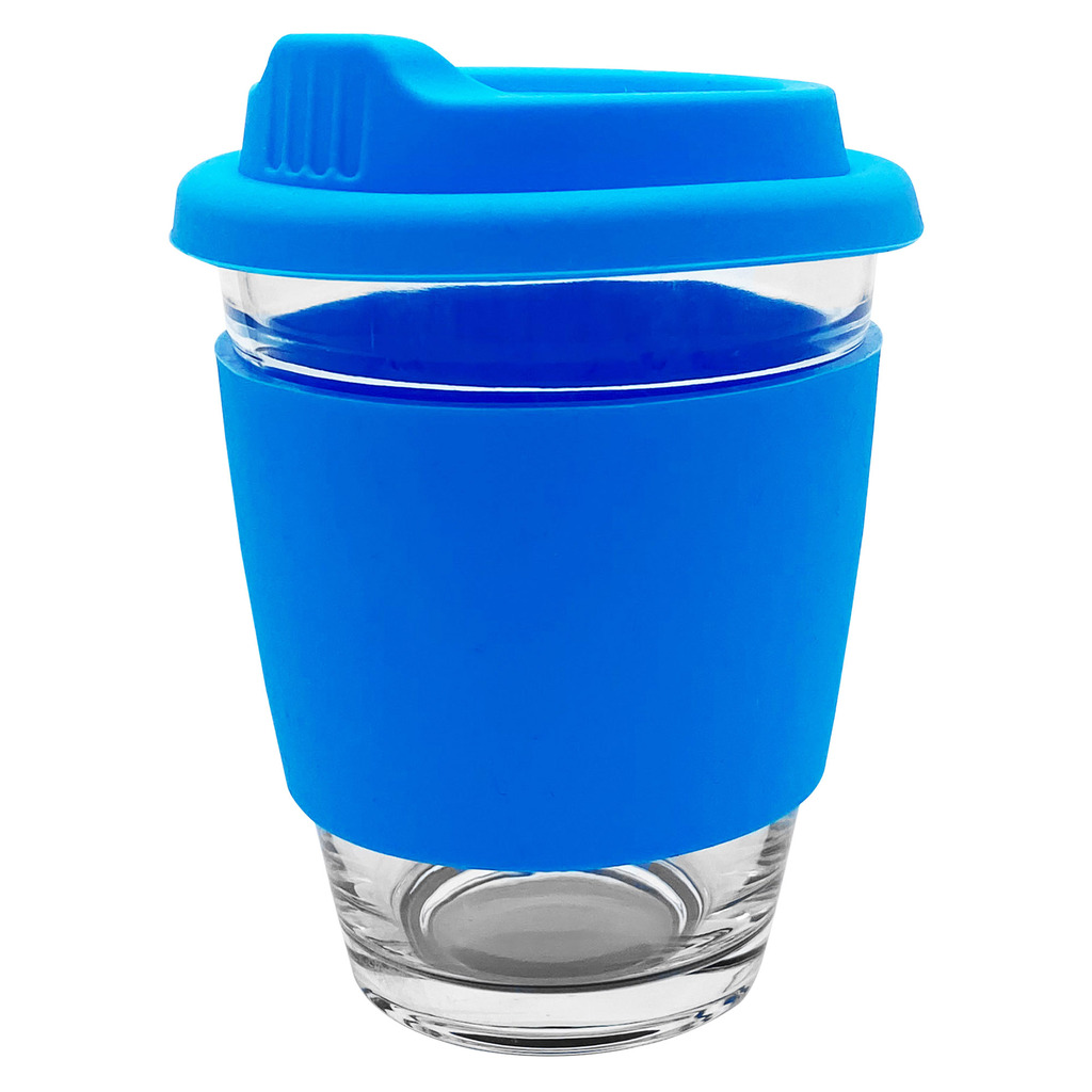 Carlo Glass Coffee Cup – Silicone Band