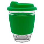 Carlo Glass Coffee Cup – Silicone Band