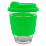 Carlo Glass Coffee Cup – Silicone Band
