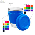 Carlo Glass Coffee Cup – Silicone Band