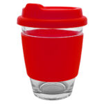 Carlo Glass Coffee Cup – Silicone Band