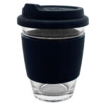 Carlo Glass Coffee Cup – Silicone Band