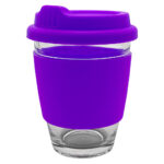 Carlo Glass Coffee Cup – Silicone Band