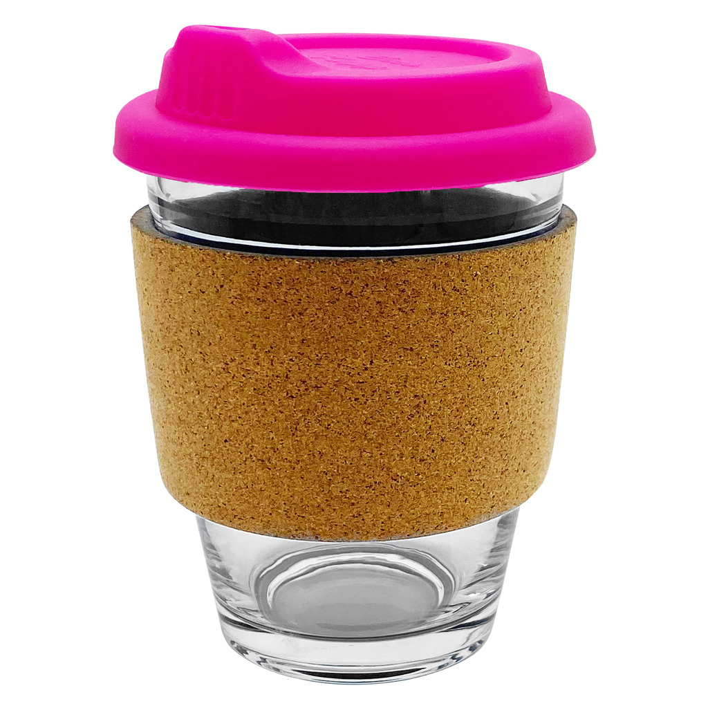 Carlo Glass Coffee Cup – Cork Band