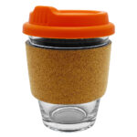 Carlo Glass Coffee Cup – Cork Band