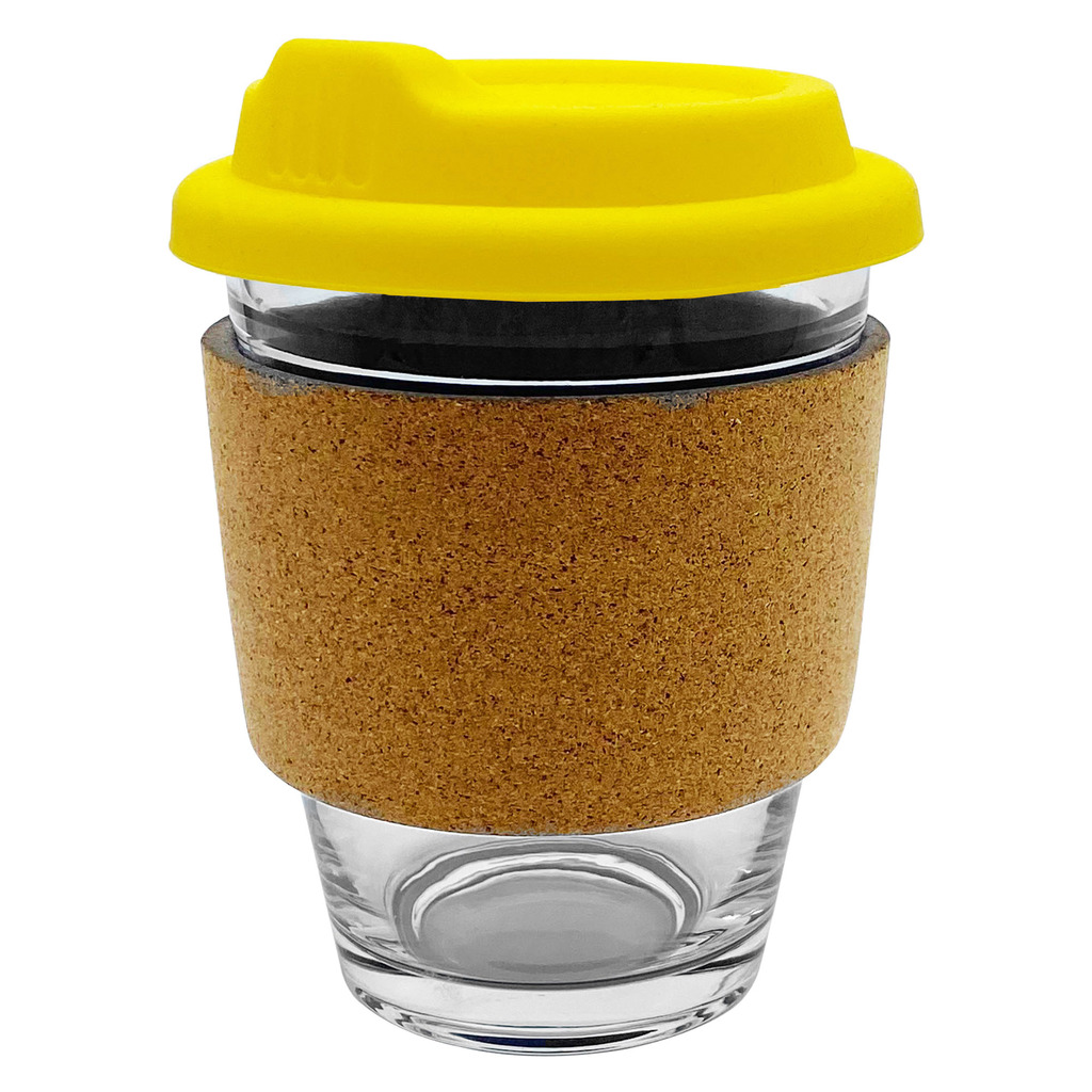Carlo Glass Coffee Cup – Cork Band