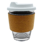 Carlo Glass Coffee Cup – Cork Band