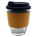Carlo Glass Coffee Cup – Cork Band