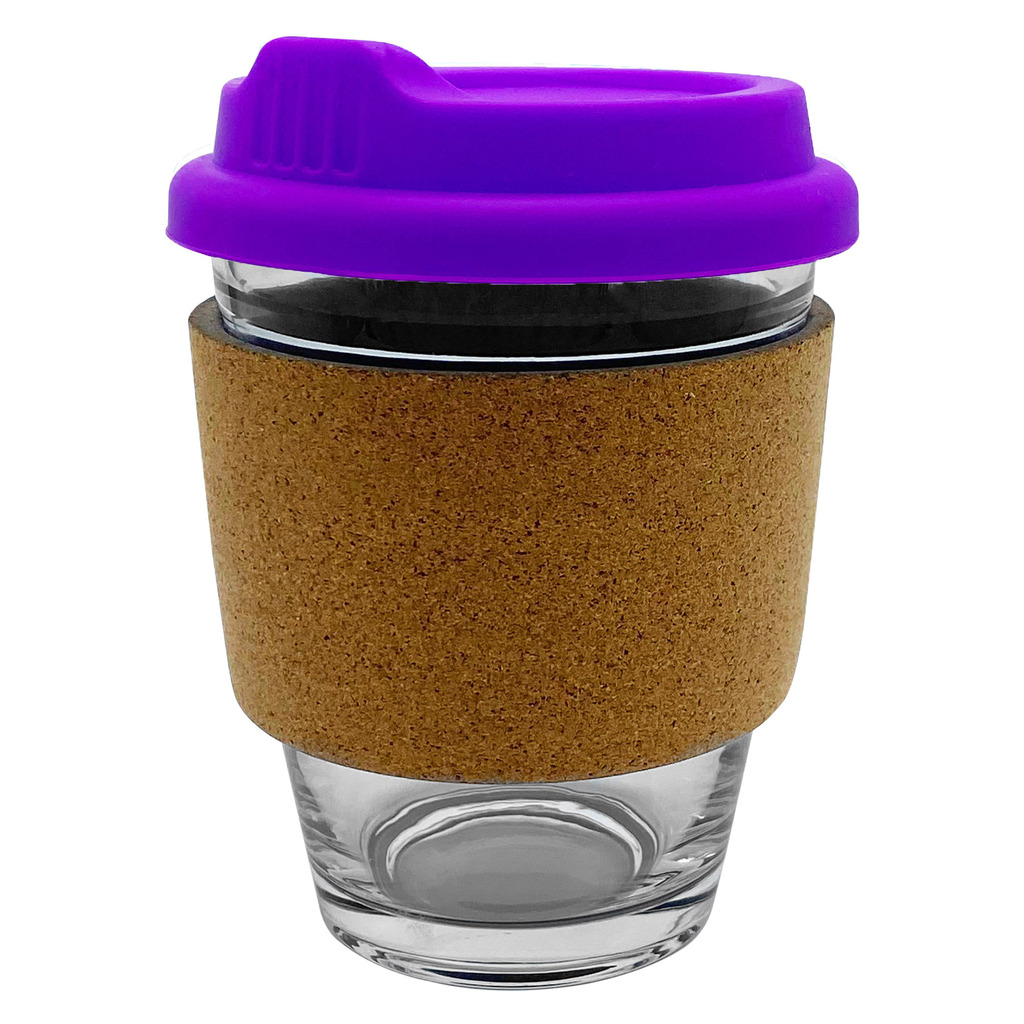 Carlo Glass Coffee Cup – Cork Band