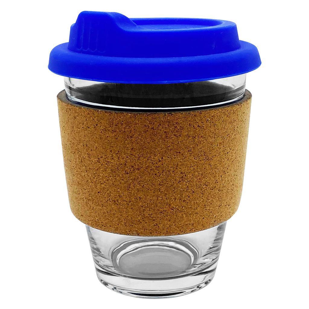 Carlo Glass Coffee Cup – Cork Band
