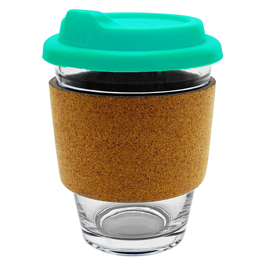 Carlo Glass Coffee Cup – Cork Band
