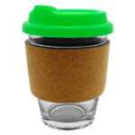 Carlo Glass Coffee Cup – Cork Band