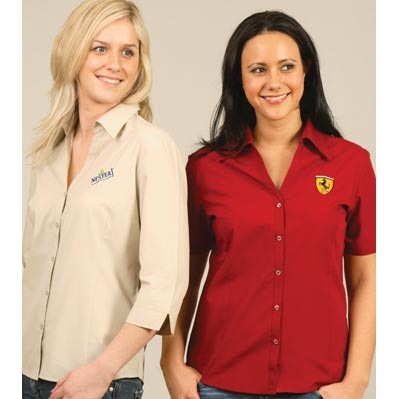 Ladies’ 3/4 Sleeve Teflon Shirt
