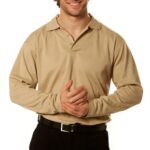 Men’s Cotton Back Truedry L/S Polo