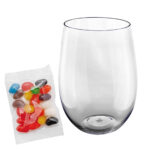 Jelly Bean In Crystal PET Cup