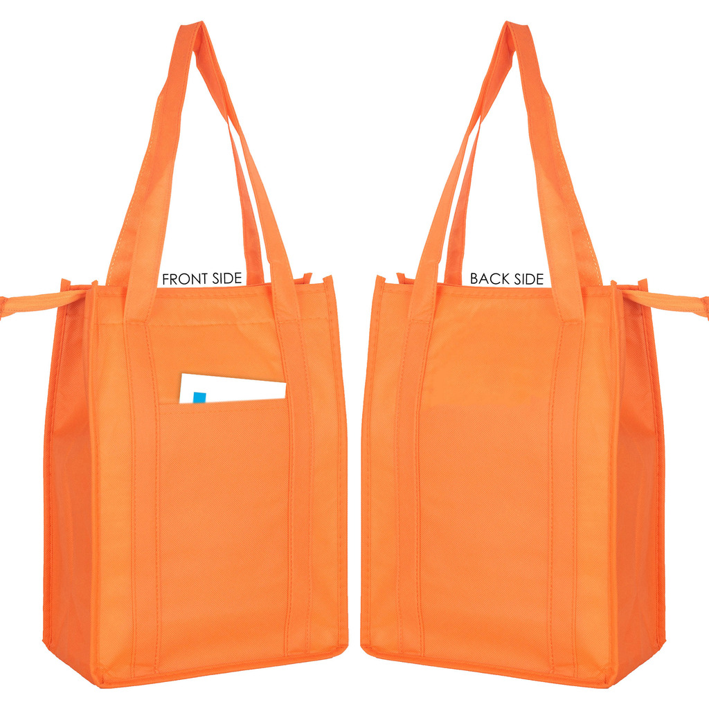 Non Woven Cooler Bag With Top Zip Closure