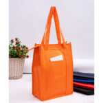 Non Woven Cooler Bag With Top Zip Closure