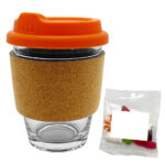Jelly Party Mix in Cork Band Glass Coffee Cup