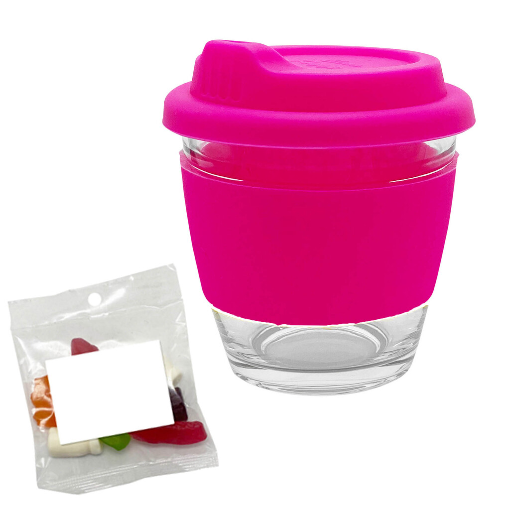 Jelly Party Mix in Venice Glass Coffee Cup