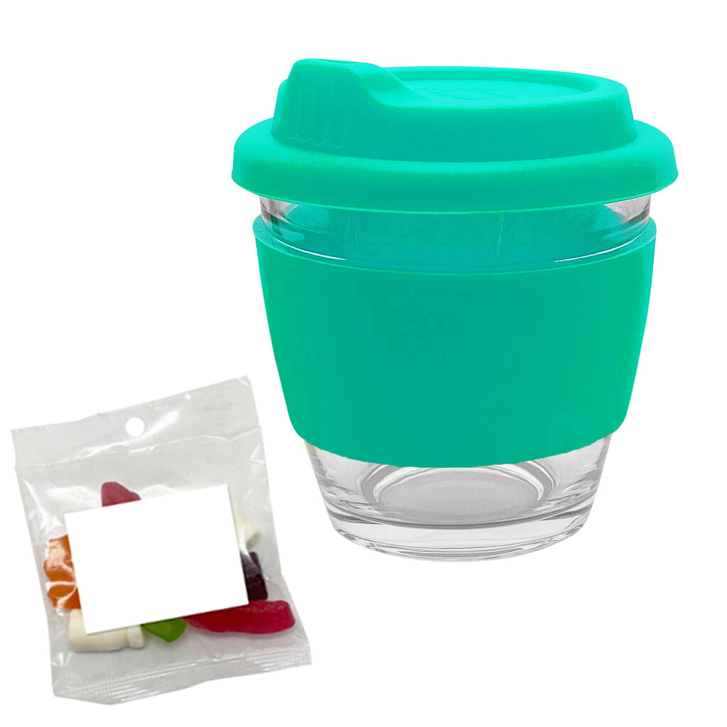 Jelly Party Mix in Venice Glass Coffee Cup