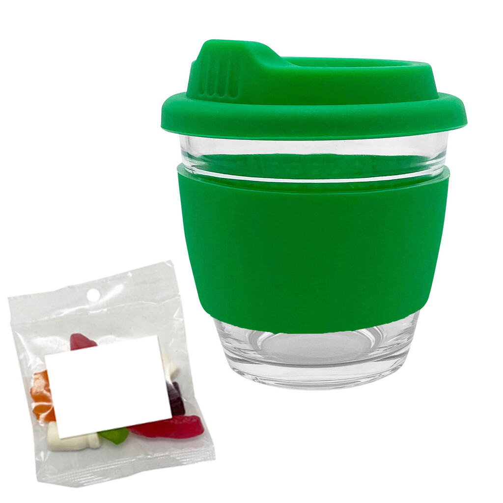 Jelly Party Mix in Venice Glass Coffee Cup