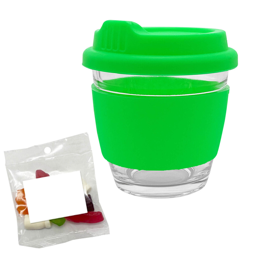 Jelly Party Mix in Venice Glass Coffee Cup