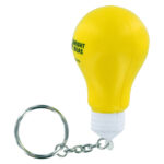 Stress Lighting Bulb Key Ring