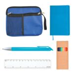 Back To School Kit – Malibu Pouch, Argos Notebook, Virgo Pen, Ruler, Pencils