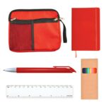 Back To School Kit – Malibu Pouch, Argos Notebook, Virgo Pen, Ruler, Pencils