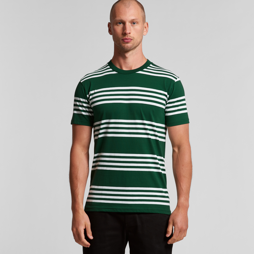 Mens Classic Quad Stripe Tee