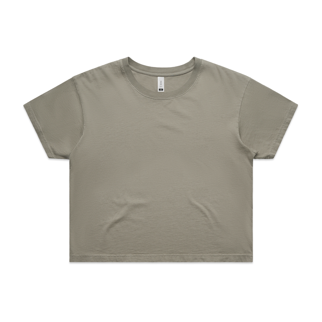 Womens Faded Crop Tee