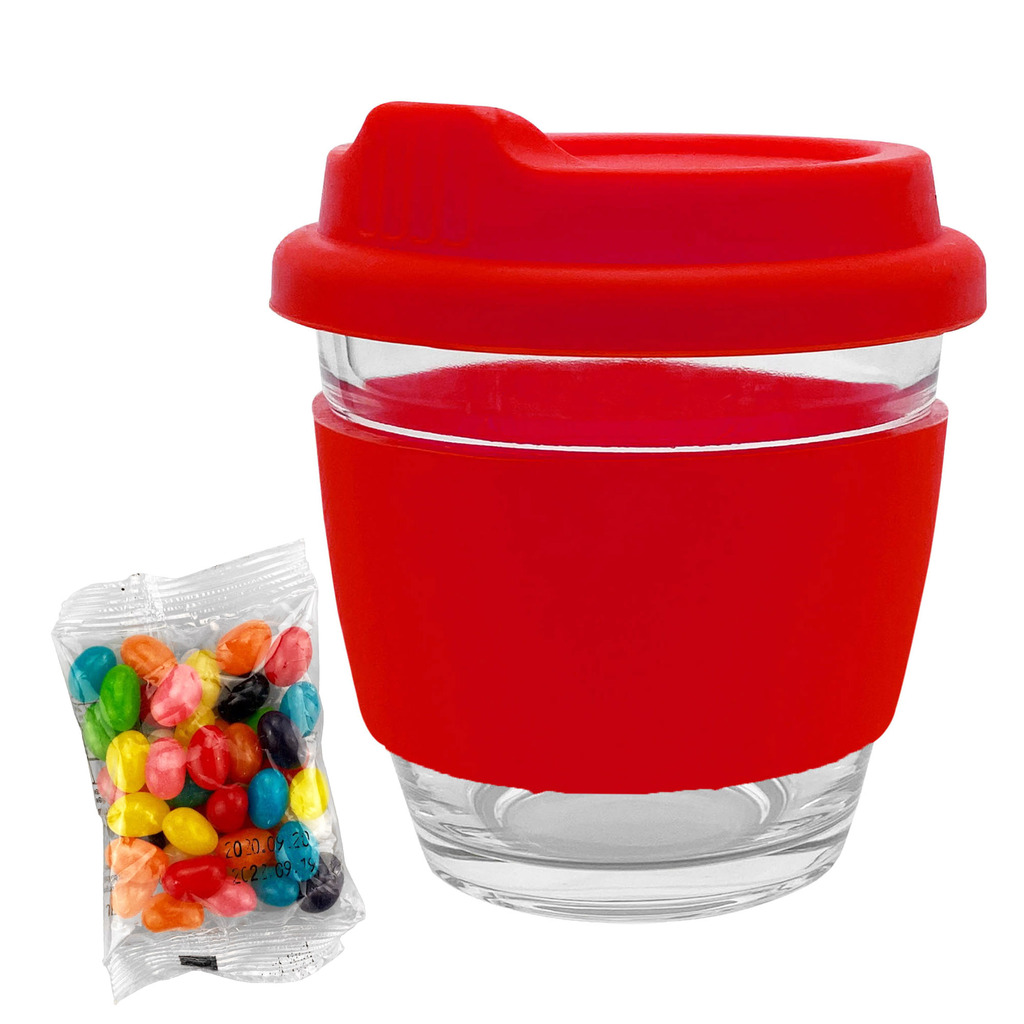 Jelly Bean In Venice Glass Coffee Cup