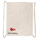 Calico Library Drawstring Bag