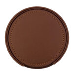 Franklin Leather Coaster Set of 6
