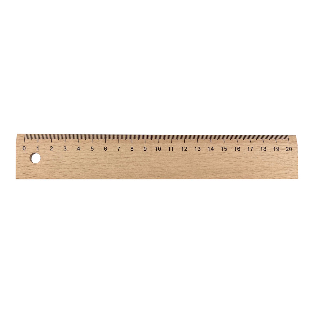 Wood Ruler 20cm