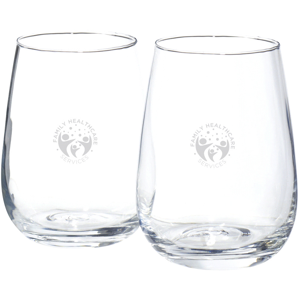 Stemless Wine Glass Set