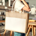 Mumbay Cotton Pocket Jute Tote Bag