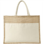 Mumbay Cotton Pocket Jute Tote Bag