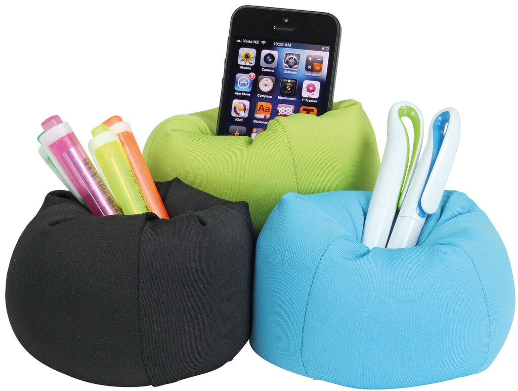 Beanbag Phone Holder Desk Caddy