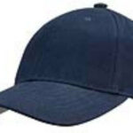 Cap 6 Panel Embroidered Eyelets Pre Curved Peak , Heavy Brushed Cotton Sports Star