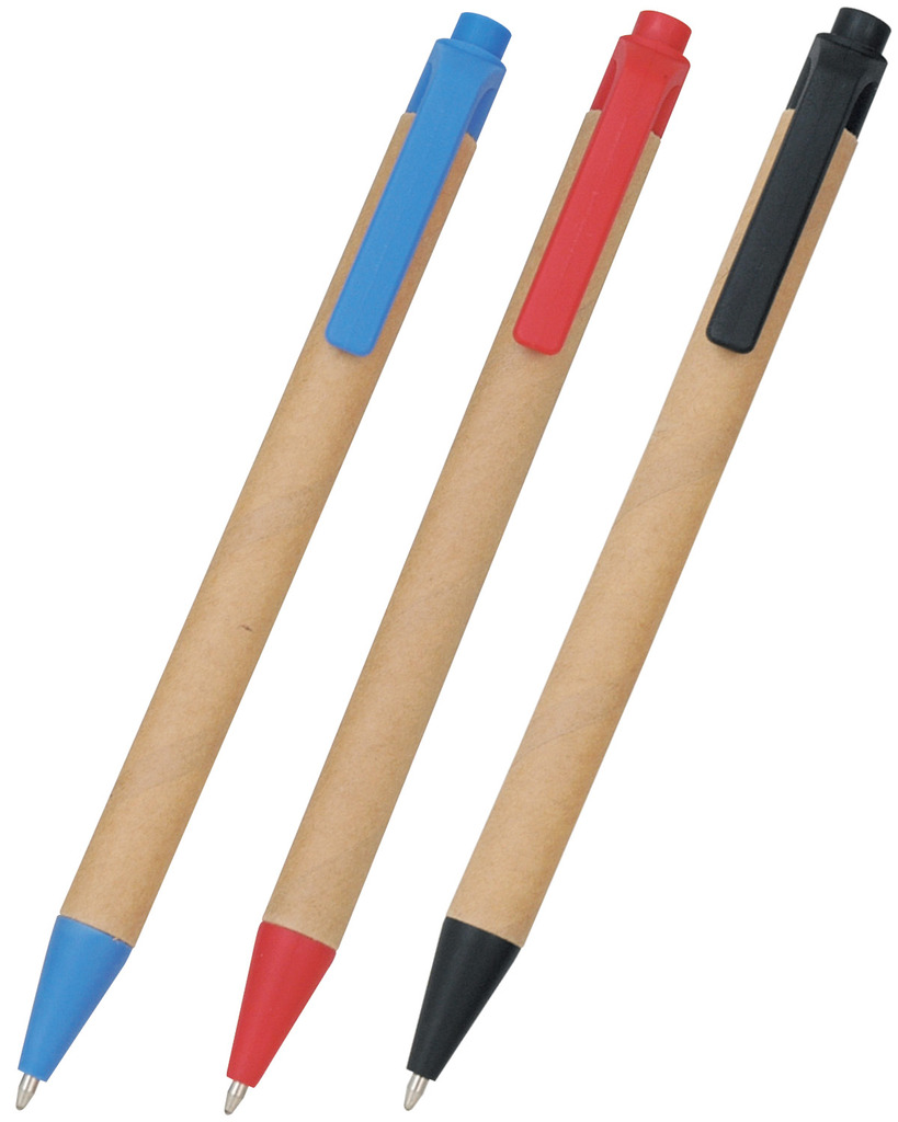 Pen Barrel Made From Recycled Cardboard Eco