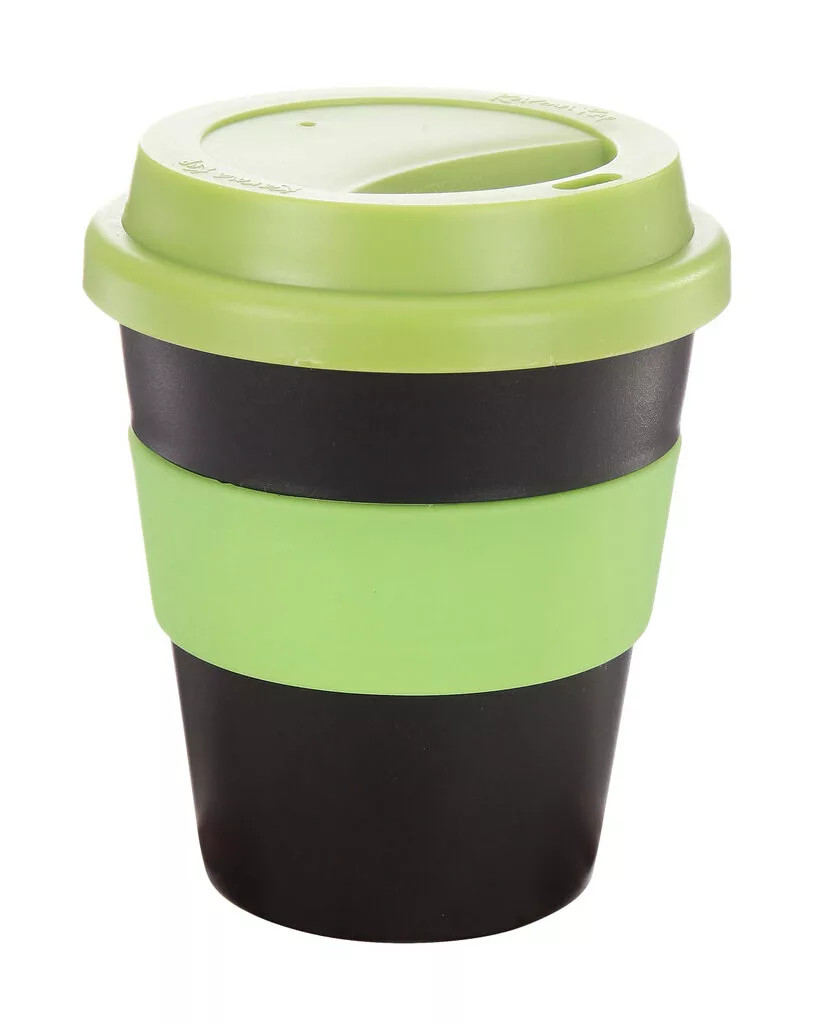 Coffee Cup / Mug11oz/320ml Plastic Karma Kup Plastic Aura Lid Reusable