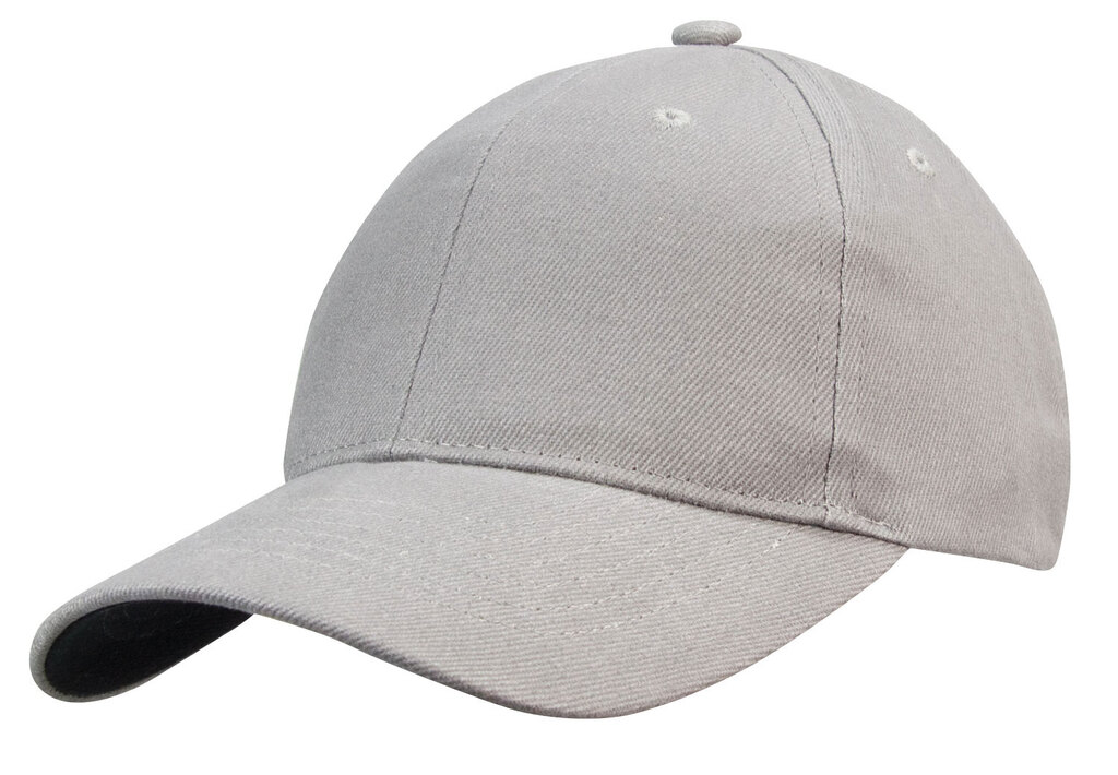 Cap 6 Panel Embroidered Eyelets Pre Curved Peak , Heavy Brushed Cotton Sports Star