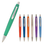 Plastic Pen Frosted Barrel And Parker Style Refill Neptune