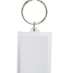 Square Insert Keyring