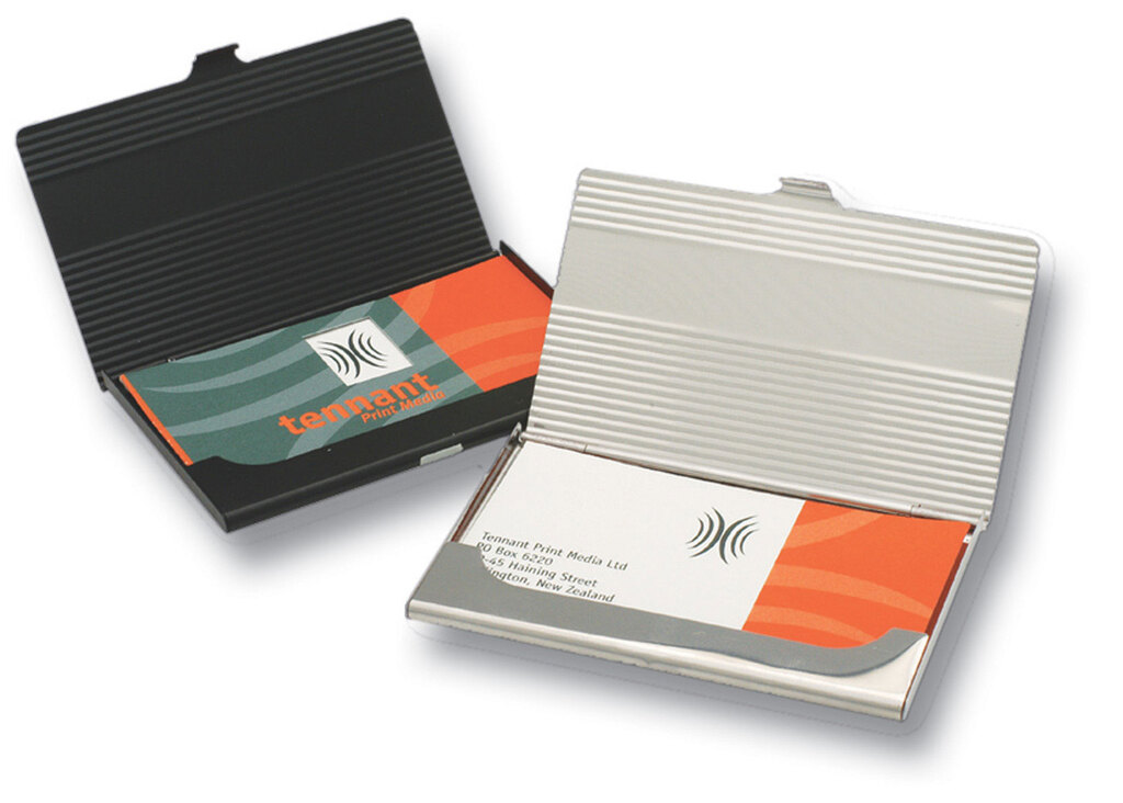 Business Card Holder Metal Holds Up To 15 Cards