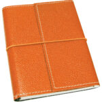 Eco Notebook With Elastic Closure 100% Cotton Cover With Removeable Notebook