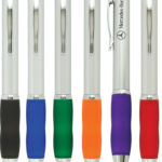 Pen Plastic Twist Action Curved Body Parker Style Refill Apple